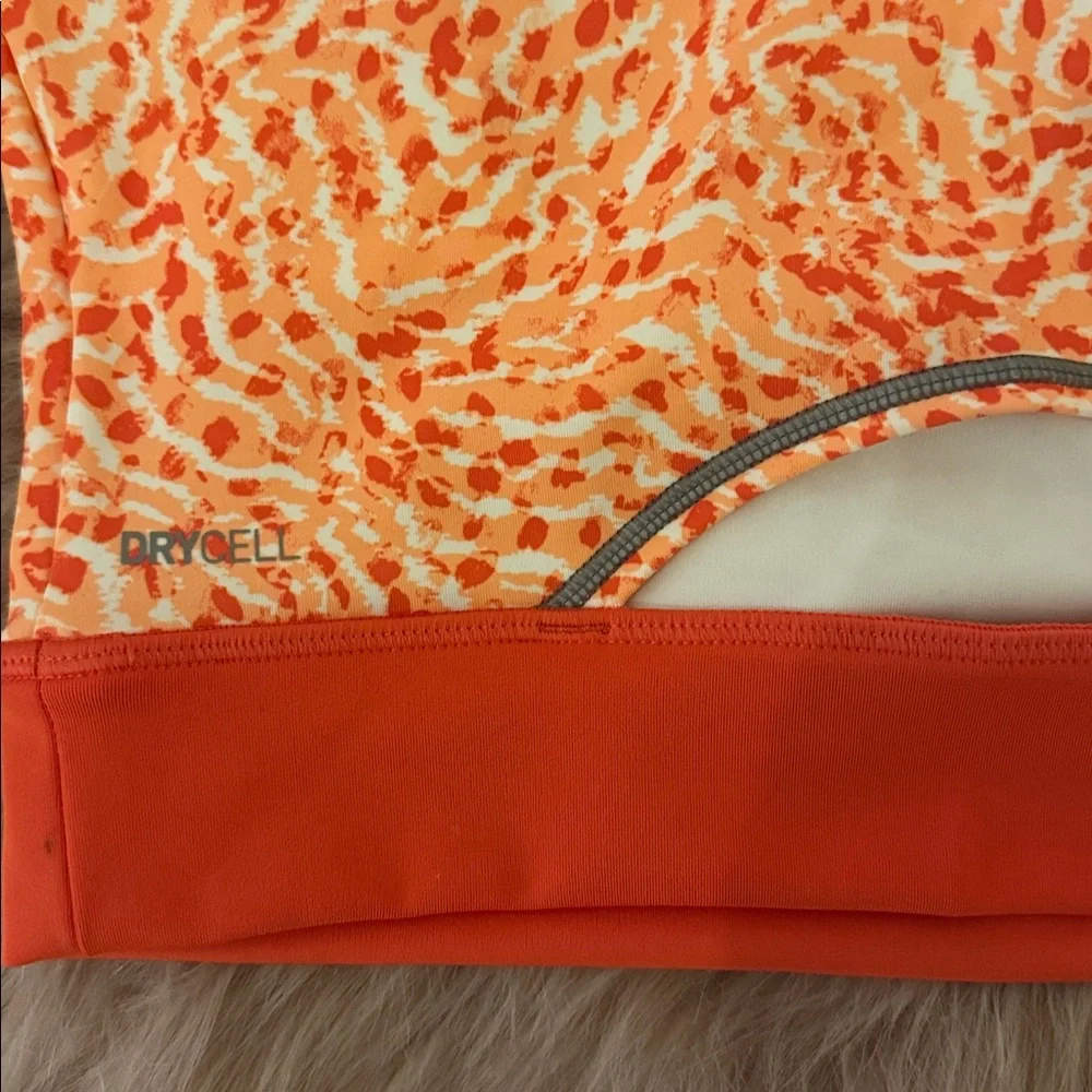 Puma Coral Patterned Racerback Top - Picture 5 of 5
